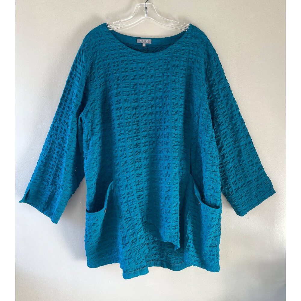 Habitat Teal Textured Tunic with Pockets